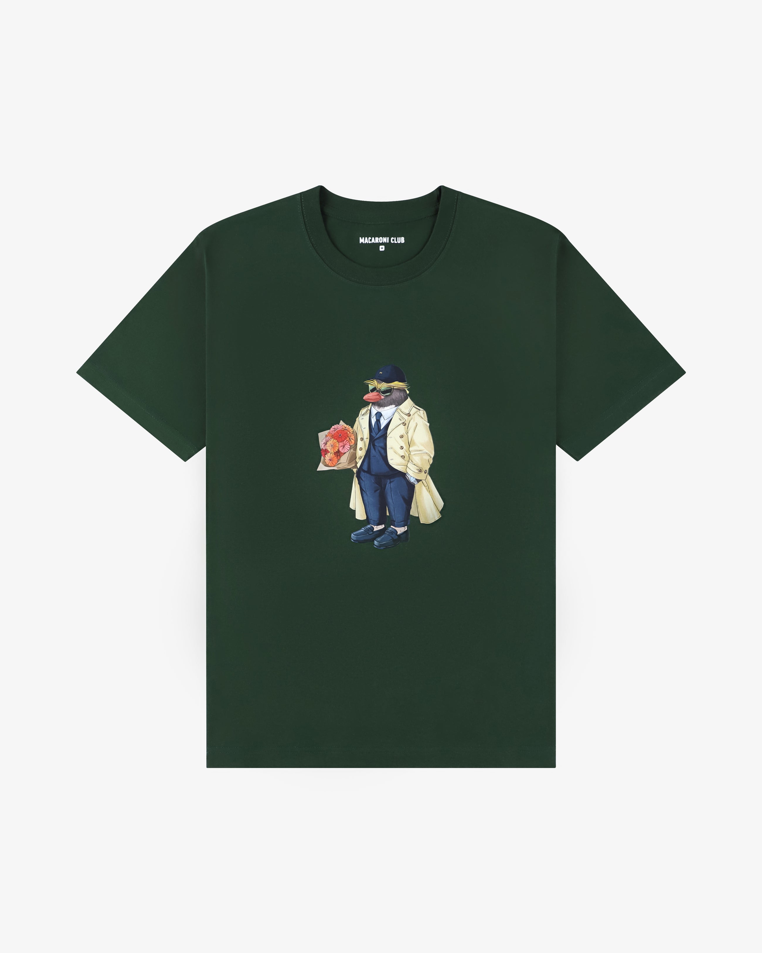 Graphic T-shirt 001_Deep Green